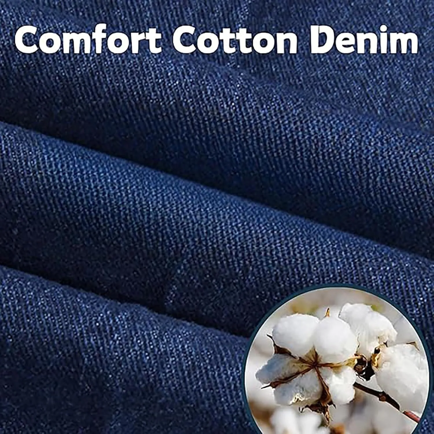 Jeans for Men, Men's Classic Straight Fit Stretch Jeans, Regular Relaxed Fit Jeans for Older Middle