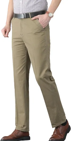Jeans for Older Men, Men's Classic Straight Fit Stretch Jeans for Older Middle