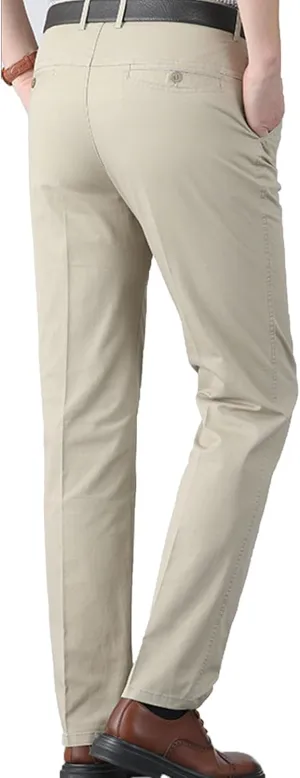 Jeans for Older Men, Men's Classic Straight Fit Stretch Jeans for Older Middle