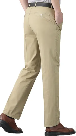 Jeans for Older Men, Men's Classic Straight Fit Stretch Jeans for Older Middle