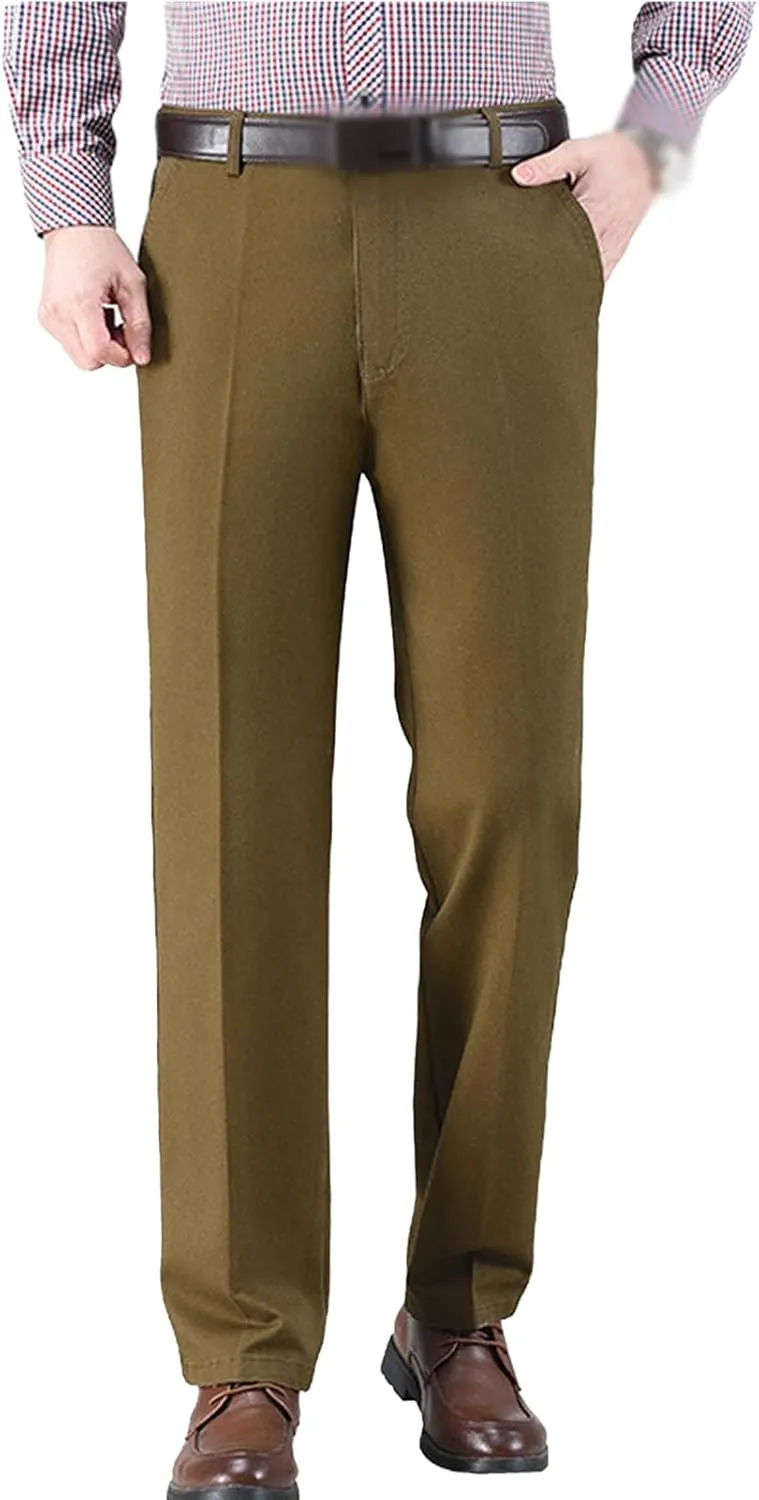 Jeans for Older Men, Men's Classic Straight Fit Stretch Jeans for Older Middle