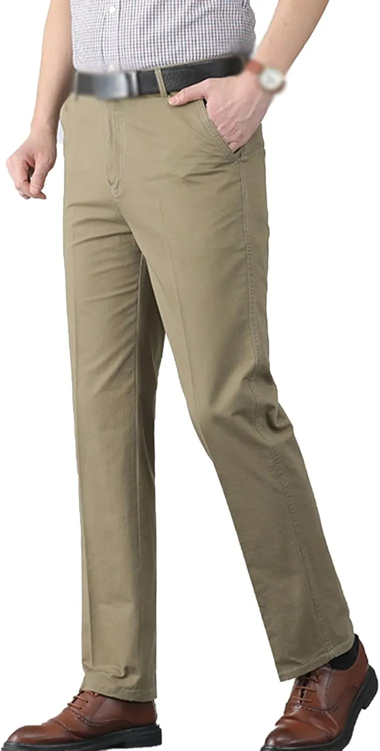 Jeans for Older Men, Men's Classic Straight Fit Stretch Jeans for Older Middle