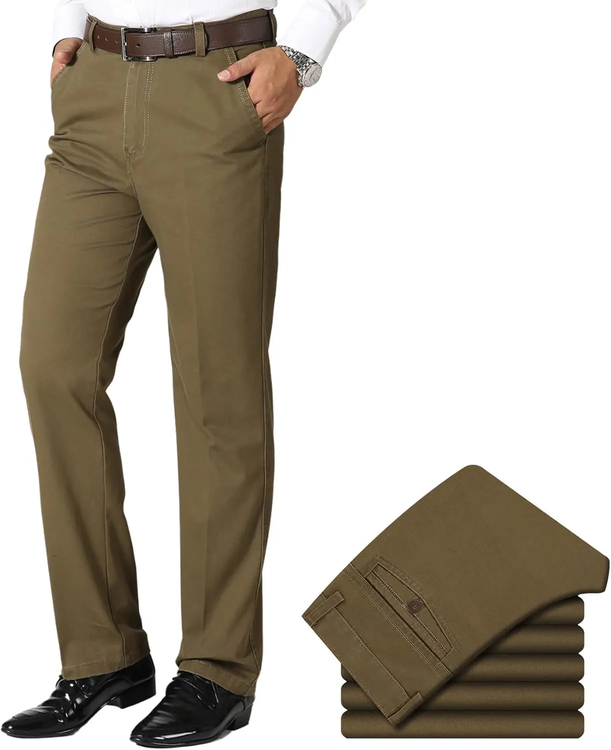 Jeans for Older Men, Men's Classic Straight Fit Stretch Jeans, Jetjeans Stretch Denim Men