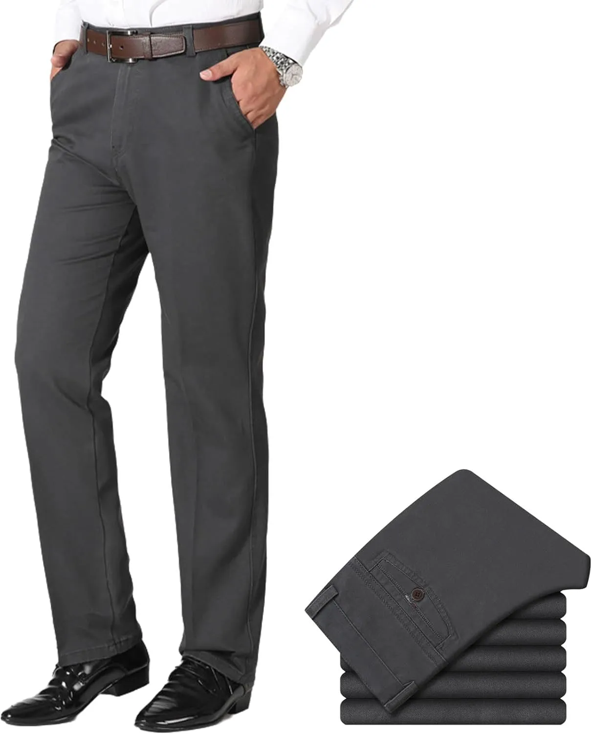 Jeans for Older Men, Men's Classic Straight Fit Stretch Jeans, Jetjeans Stretch Denim Men