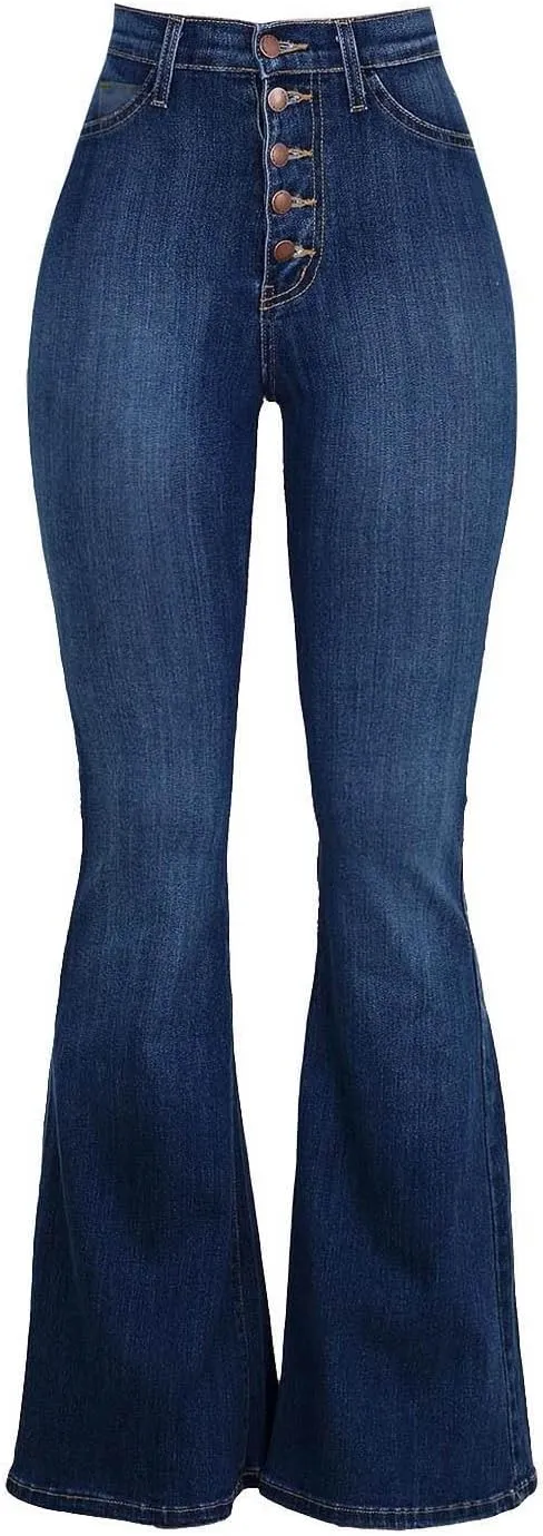 Jeans for Women High Waisted Bootcut Jeans Classic Slim Fit Skinny Jeans Fashion Plus Size Denim Pants with Pockets 2024