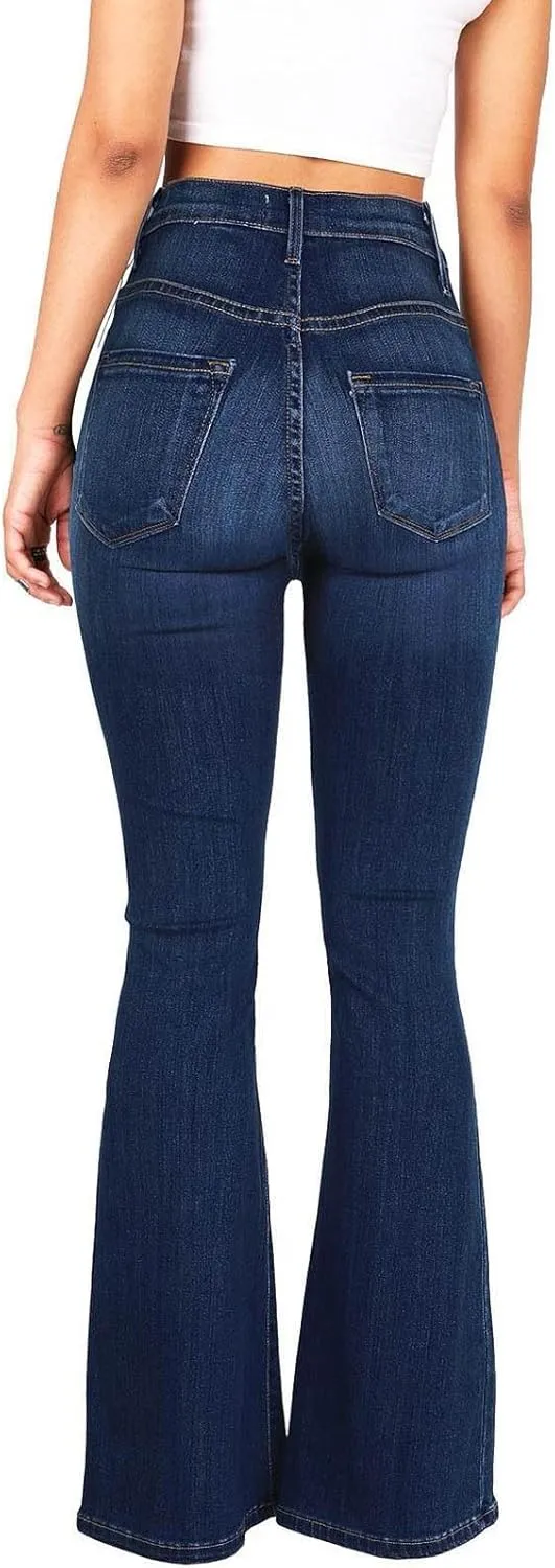 Jeans for Women High Waisted Bootcut Jeans Classic Slim Fit Skinny Jeans Fashion Plus Size Denim Pants with Pockets 2024
