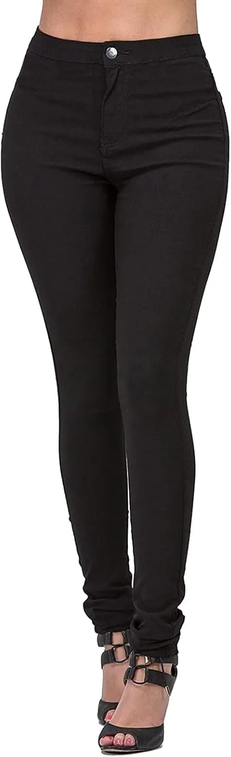 Jeans for Women,Small Feet High Elastic Denim Leggings,Skinny Jean with Pockets,Casual Stretch Denim Pencils Pants