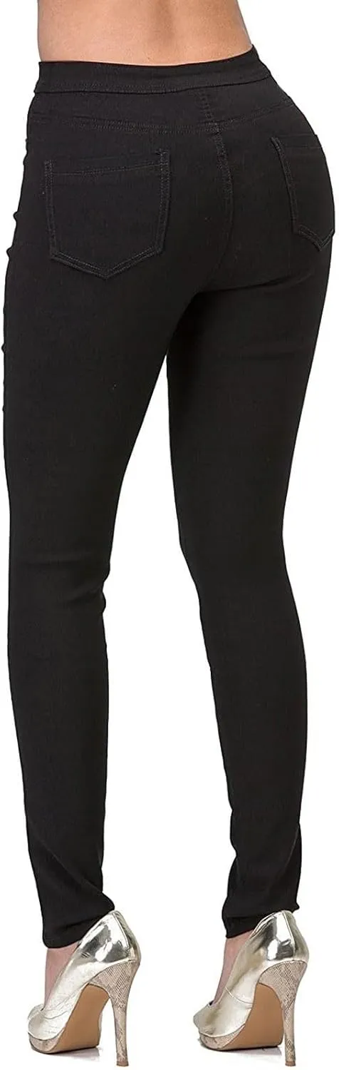 Jeans for Women,Small Feet High Elastic Denim Leggings,Skinny Jean with Pockets,Casual Stretch Denim Pencils Pants