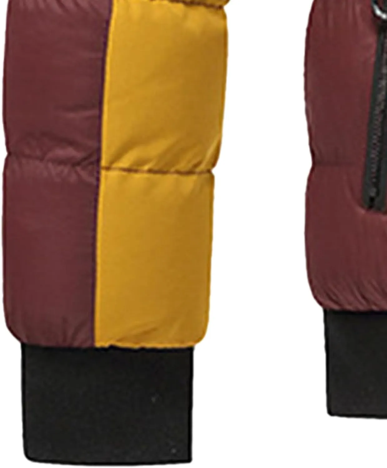 JEsilunmaMY Men's Puffer Jacket With Removable Hood Color Block Thicken Windproof Puffer Jacket Thermal Padded Down Coats