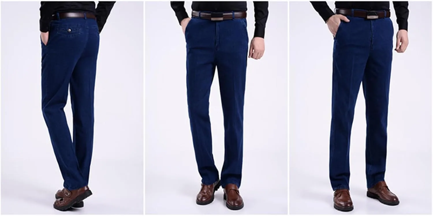 Jetjeans Stretch Denim,Jettjeans3 - Men's Classic Straight Fit Stretch Jeans Relaxed Fit Jean Comfort Flex Waist Fit