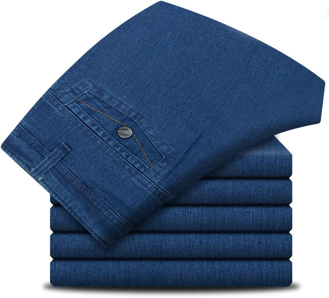 Jetjeans Stretch Denim,Jettjeans3 - Men's Classic Straight Fit Stretch Jeans Relaxed Fit Jean Comfort Flex Waist Fit