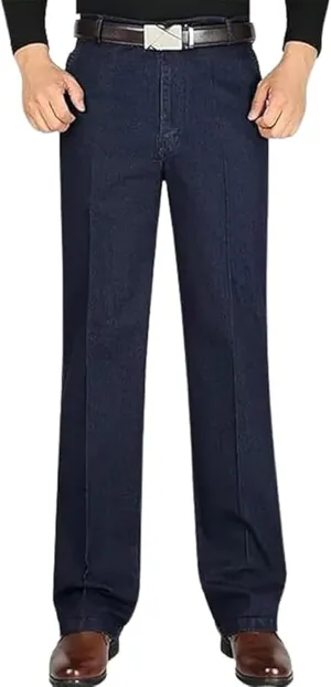 Jett Jeans for Older Men, Jettjeans3 - Men's Classic Straight Fit Stretch Jeans, Business Casual Denim Pants