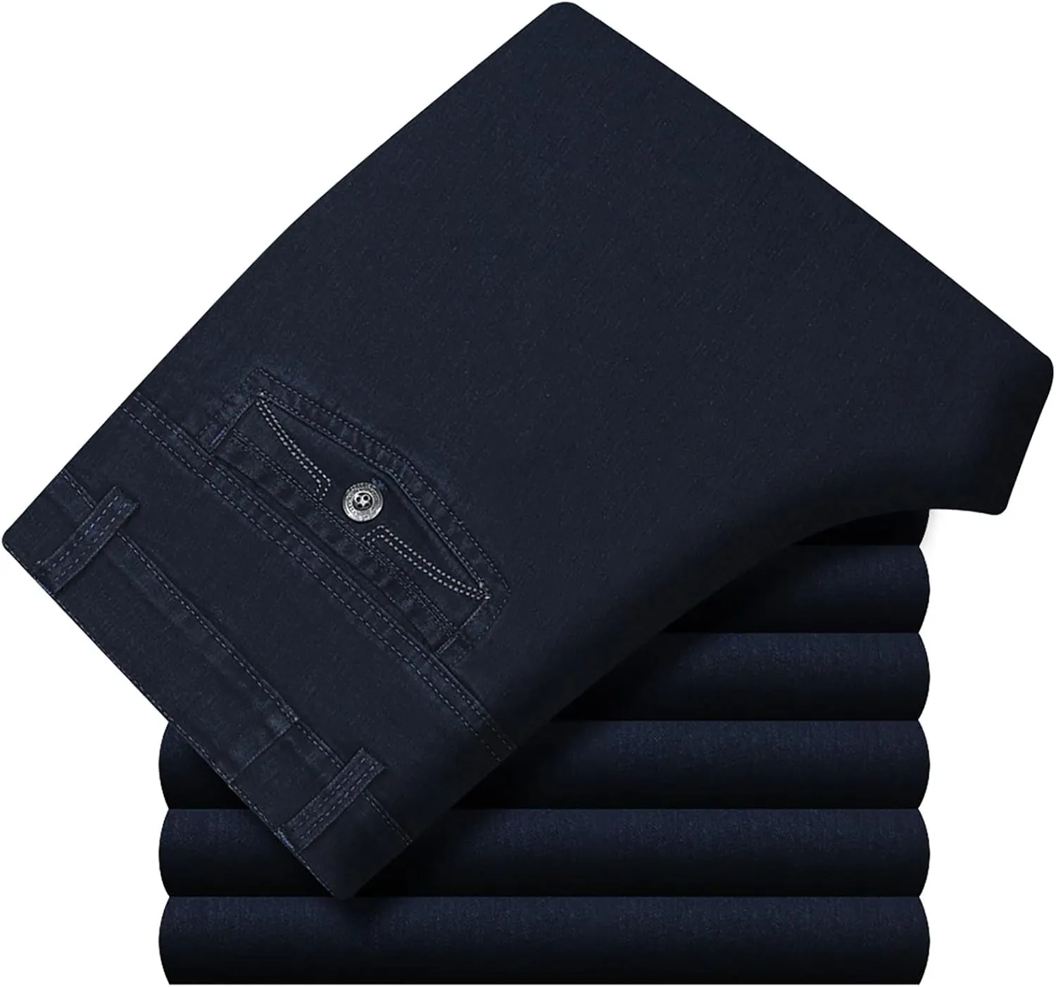 Jett Jeans for Older Men, Stretch Jeans Men, Mens Casual Pants, Men's Classic Straight Fit Stretch Jean