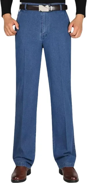 Jett Jeans - Jett Jeans for Older Men,Men's Classic Straight Fit Stretch Jeans,Straight Denim Jeans for Men