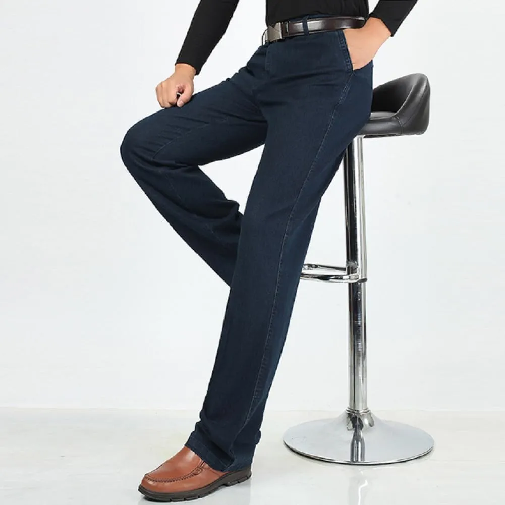 Jett Jeans - Jett Jeans for Older Men,Men's Classic Straight Fit Stretch Jeans,Straight Denim Jeans for Men