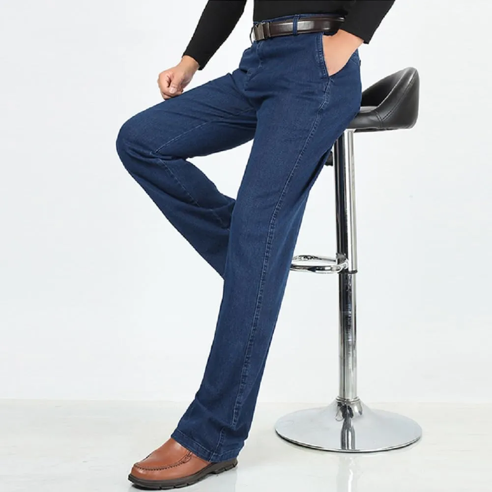 Jett Jeans - Jett Jeans for Older Men,Men's Classic Straight Fit Stretch Jeans,Straight Denim Jeans for Men