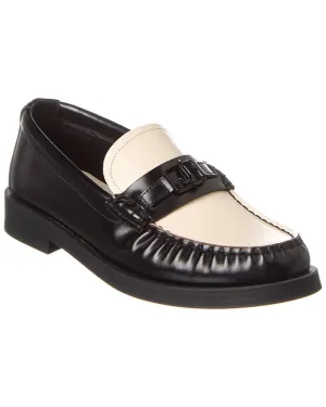 Jimmy Choo Addie Leather Loafer Waxed Finish