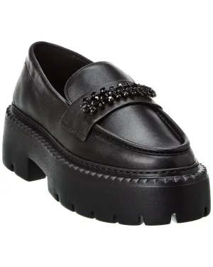 Jimmy Choo Bryer Leather Loafer Retro Touch