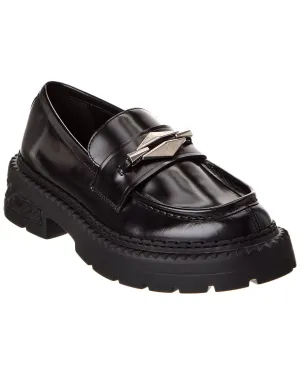 Everyday Shoes Jimmy Choo Marlow Diamond/F Leather Loafer