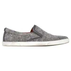 Jimmy Choo Slip-On Loafers in Grey Wool Effortless Feel Old Bridge