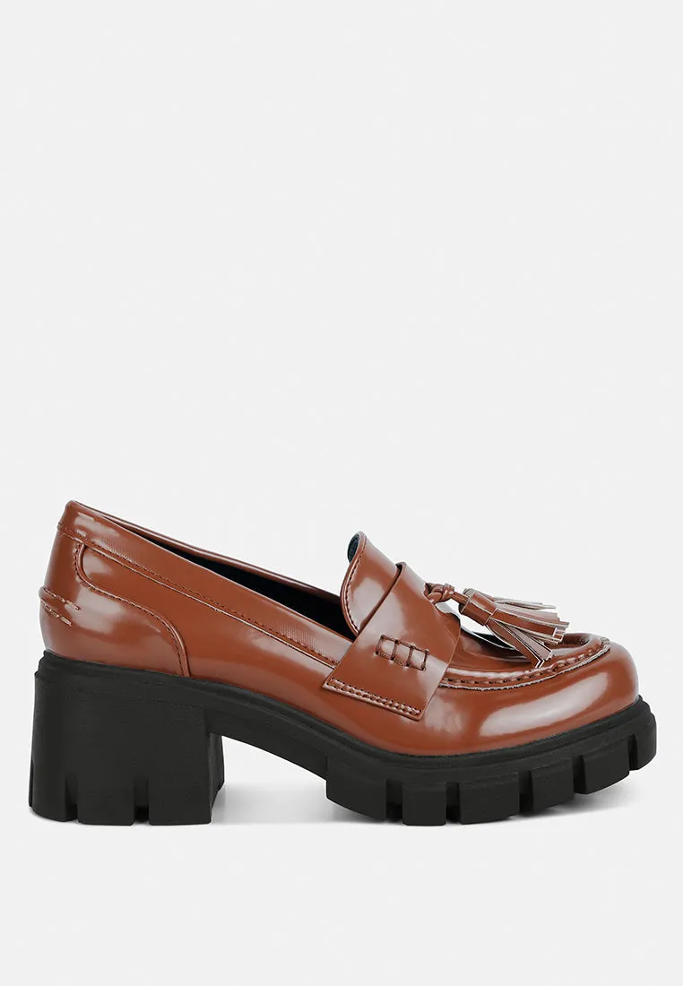 jonah tassels detail chunky loafers Sole Free