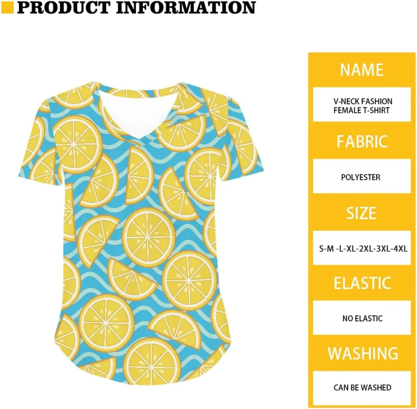 JooMeryer Women's Summer Short Sleeve Slim Fit T-Shirts 3D Printed V Neck Tight Blouse Tunic Shirts