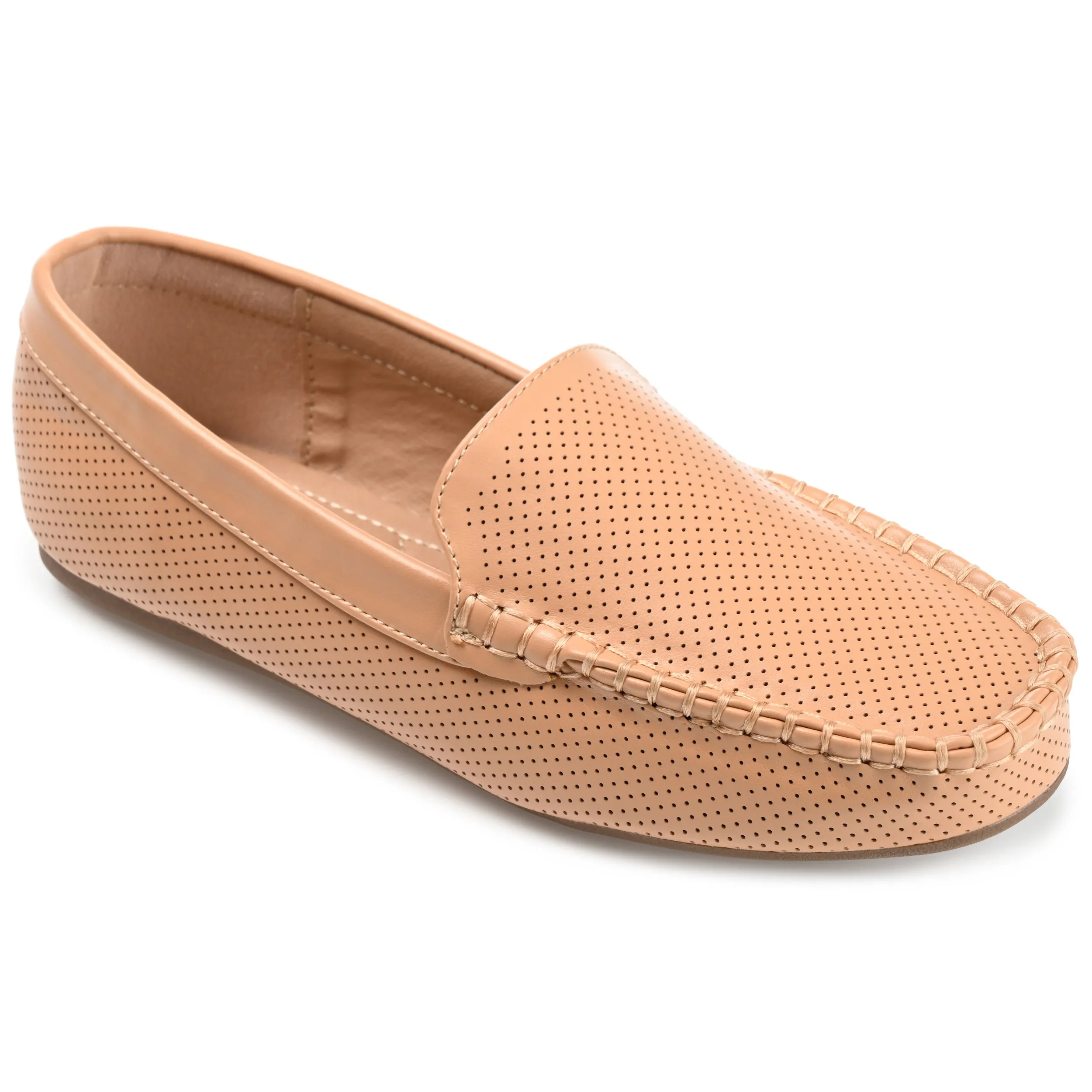 light texture Journee Collection Women's Comfort Halsey Loafer