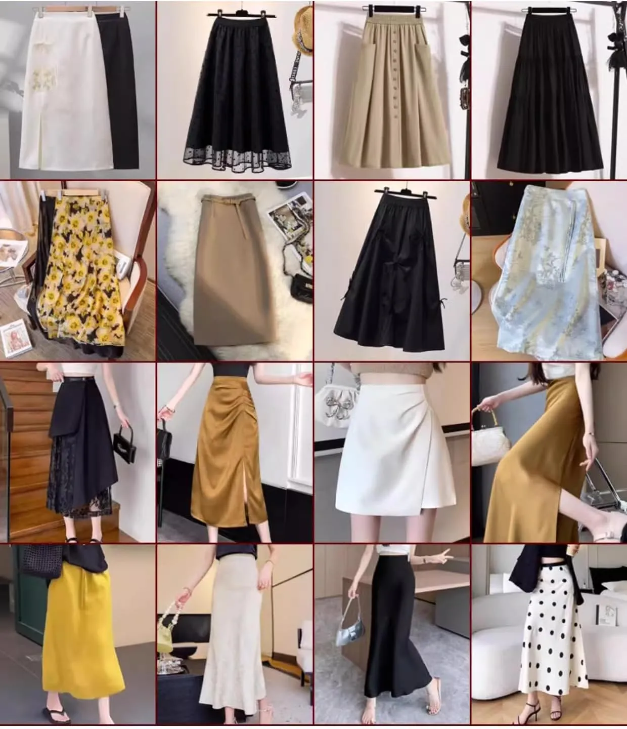 JYHBHMZG Short Horse Face Skirt Petite Chinese Style Printed Pleated Skirt Hanfu Mini Skirt Women