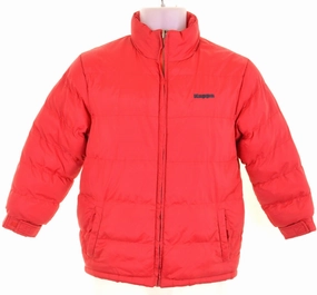 Event Casual Use KAPPA Boys Padded Jacket 9-10 Years Large Red Nylon