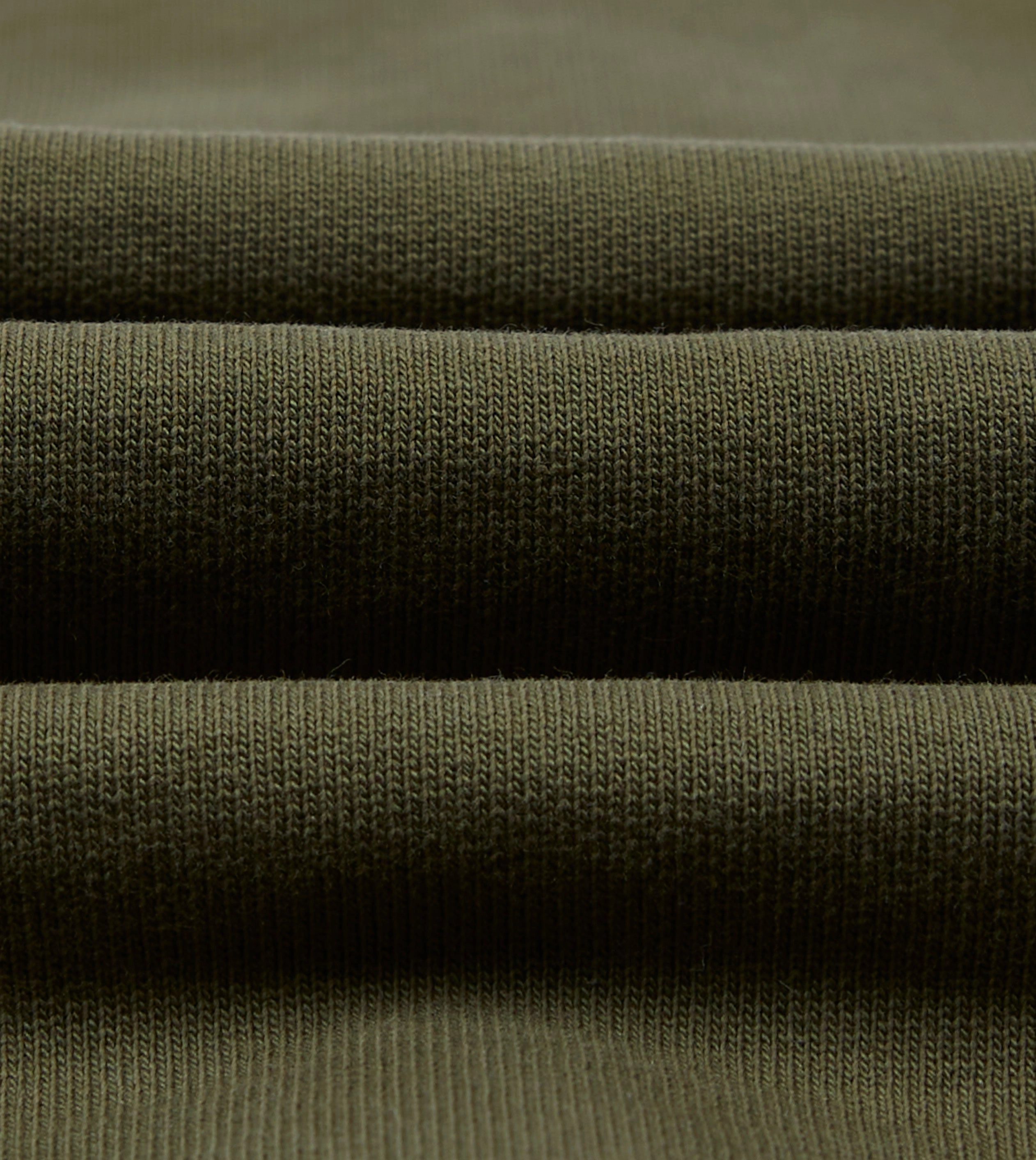 school wear Core Bold Khaki Green Cotton Quarter Zip Sweatshirt