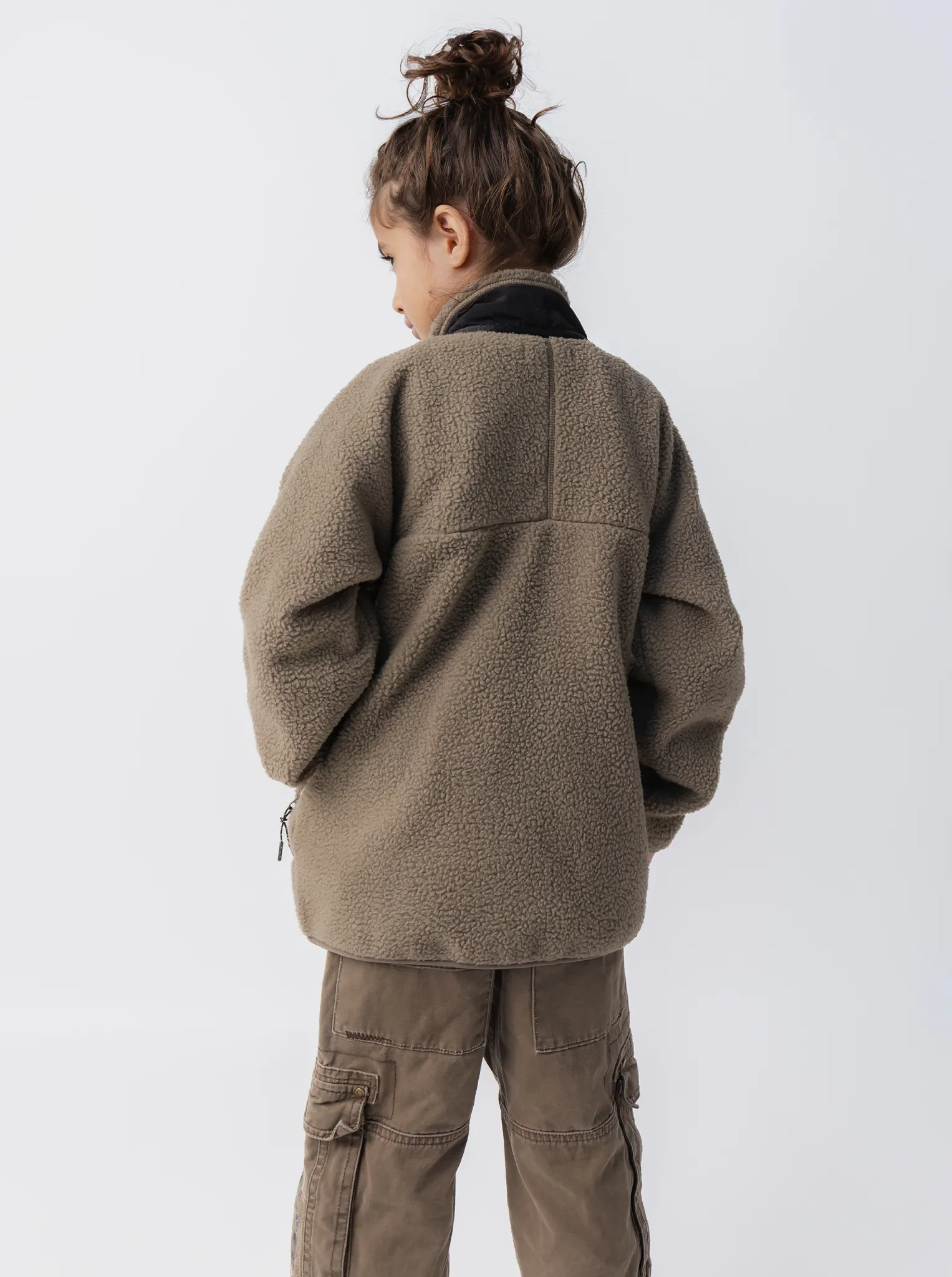 Kids Terra Sherpa Jacket Secure Storage