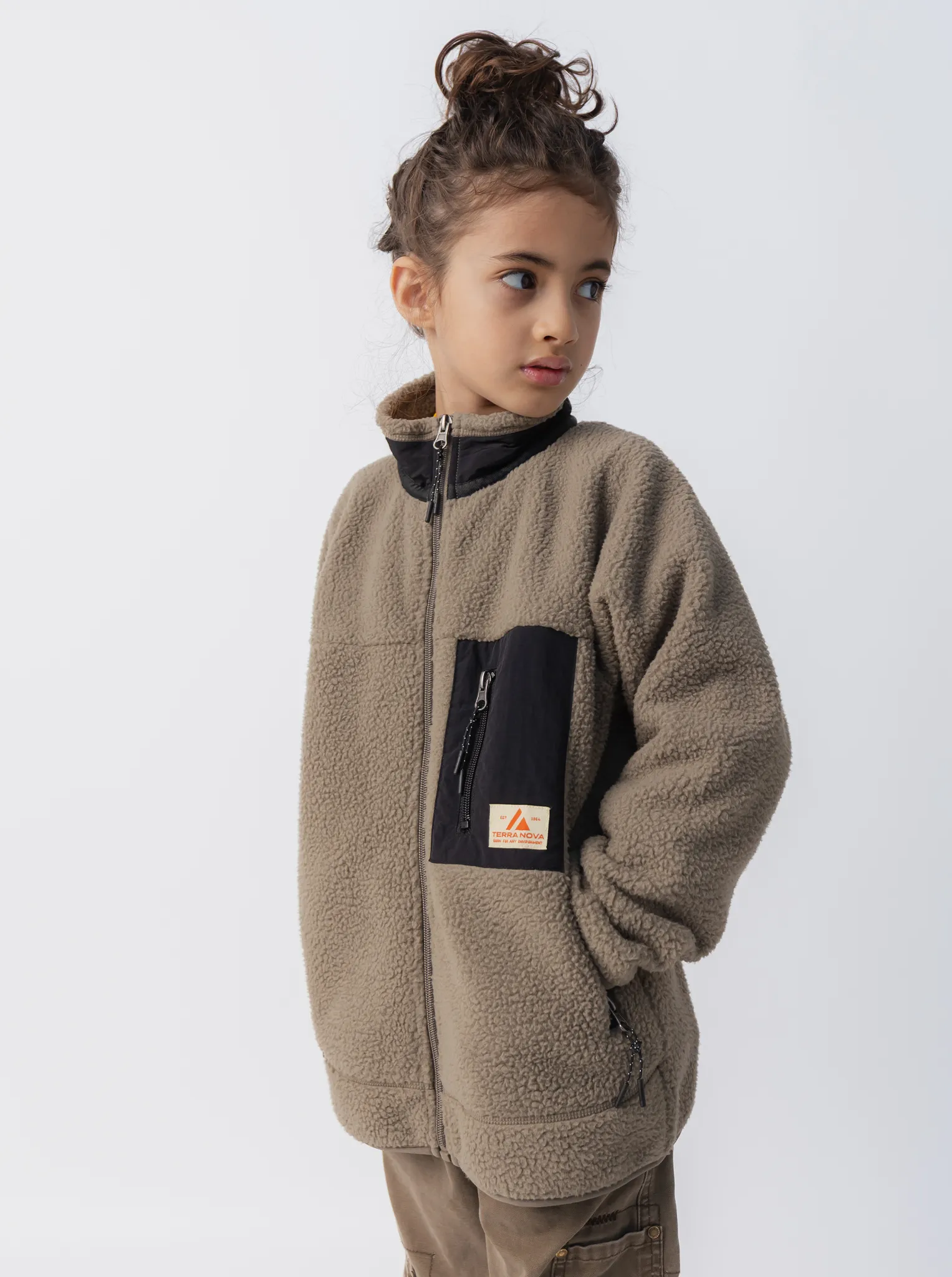 Odor Resistant Fabric Guard Kids Terra Sherpa Jacket