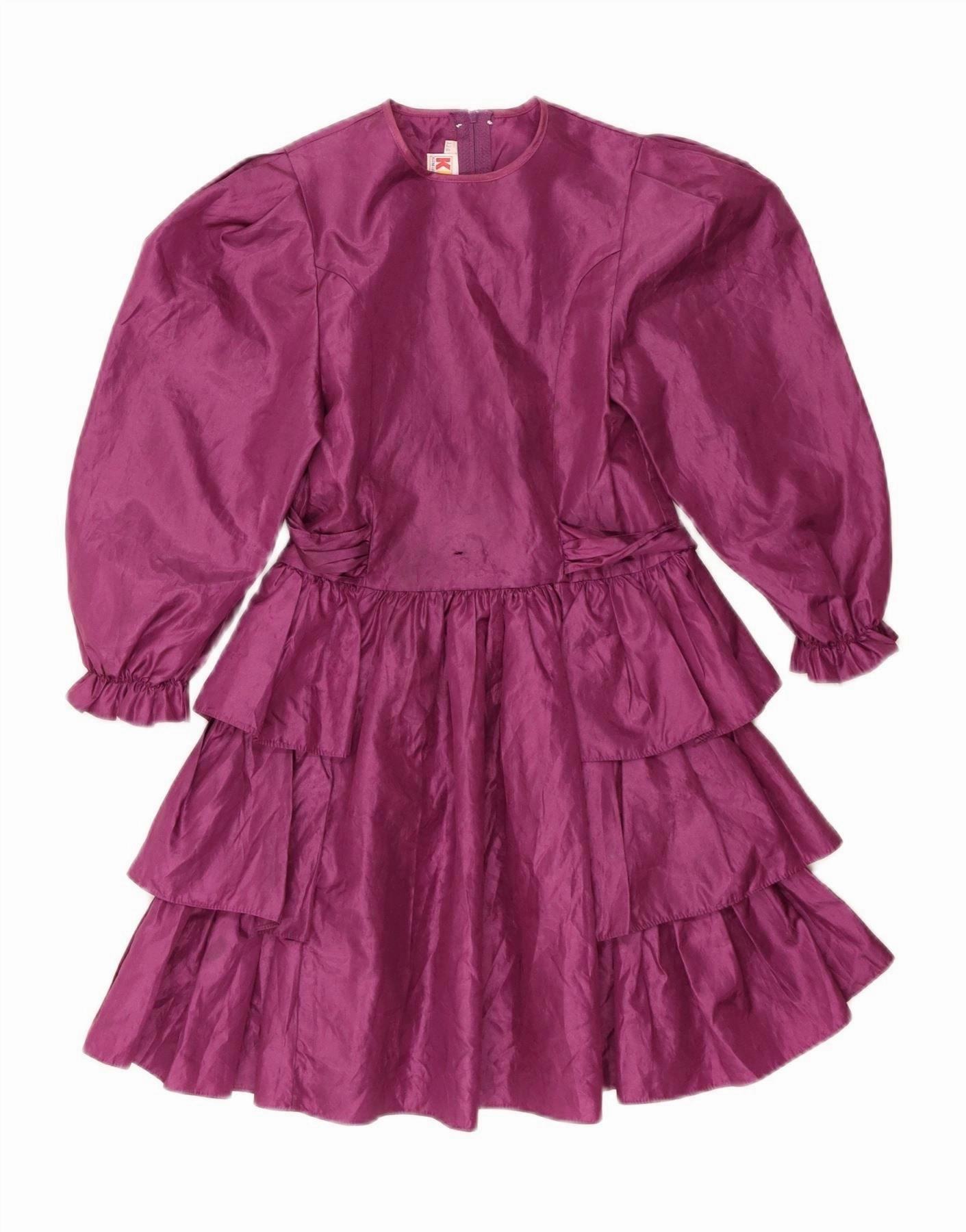 Pretty Glow KIKO Girls Long Sleeve A-Line Dress 8-9 Years Purple