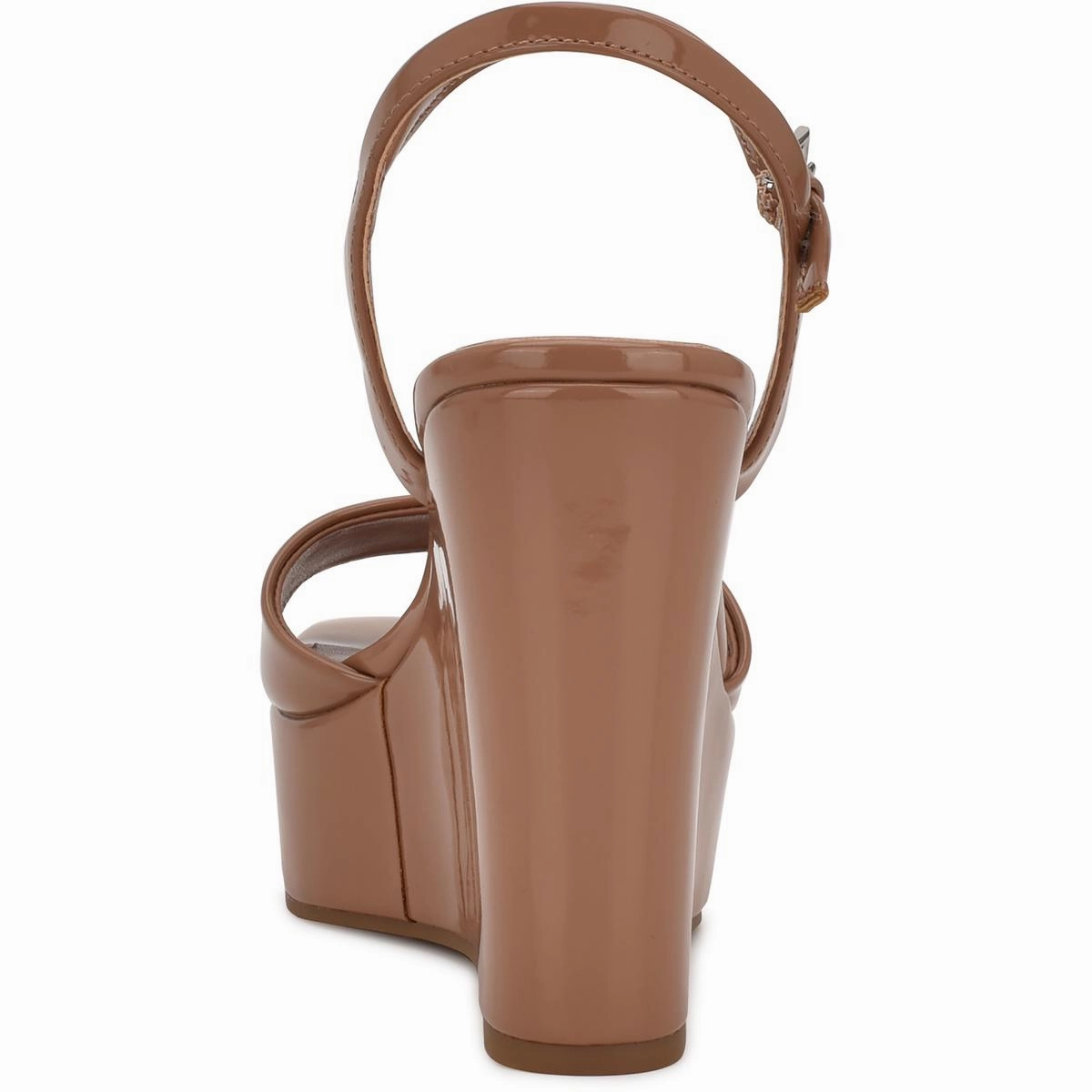 Kinda  Womens Padded Insole Ankle Strap Wedge Heels Balanced Design