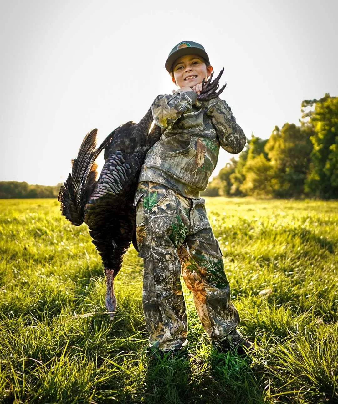 King's Camo Kids Six Pocket Classic Pants Realtree Edge