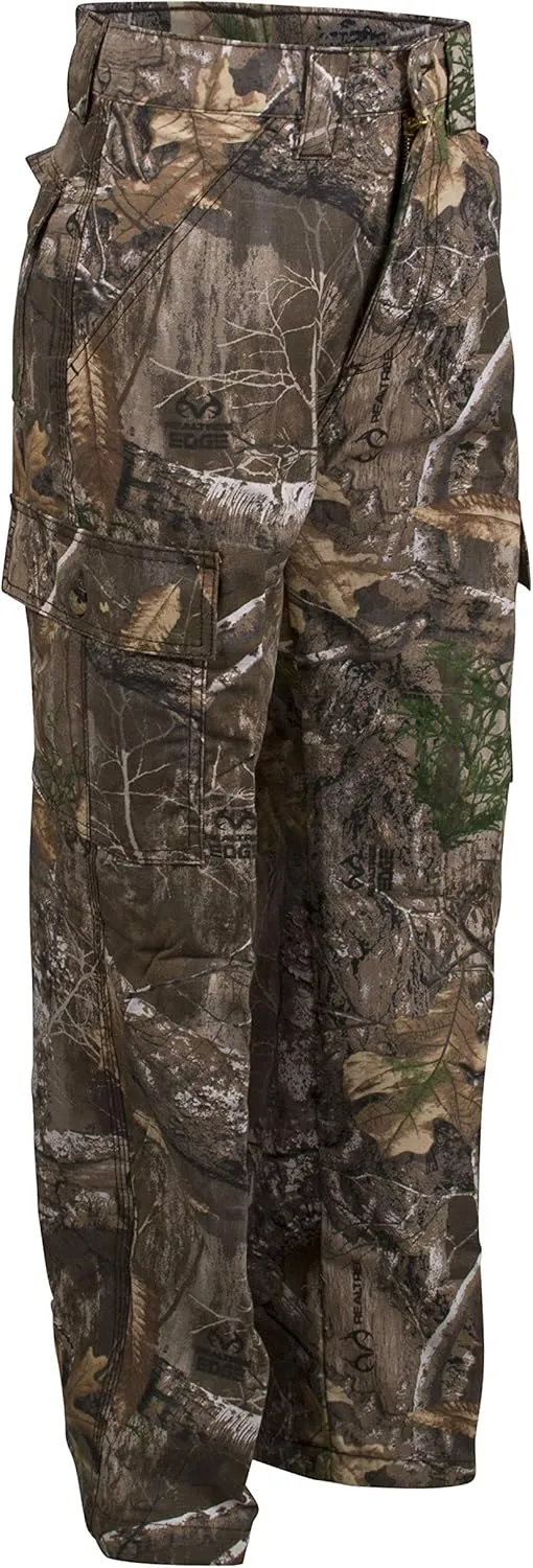 King's Camo Kids Six Pocket Classic Pants Realtree Edge