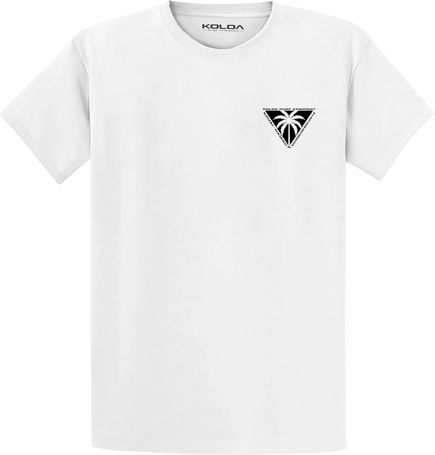 Koloa Surf Triangulated Palm T-Shirts, Lightweight Version of Our Classic Tee