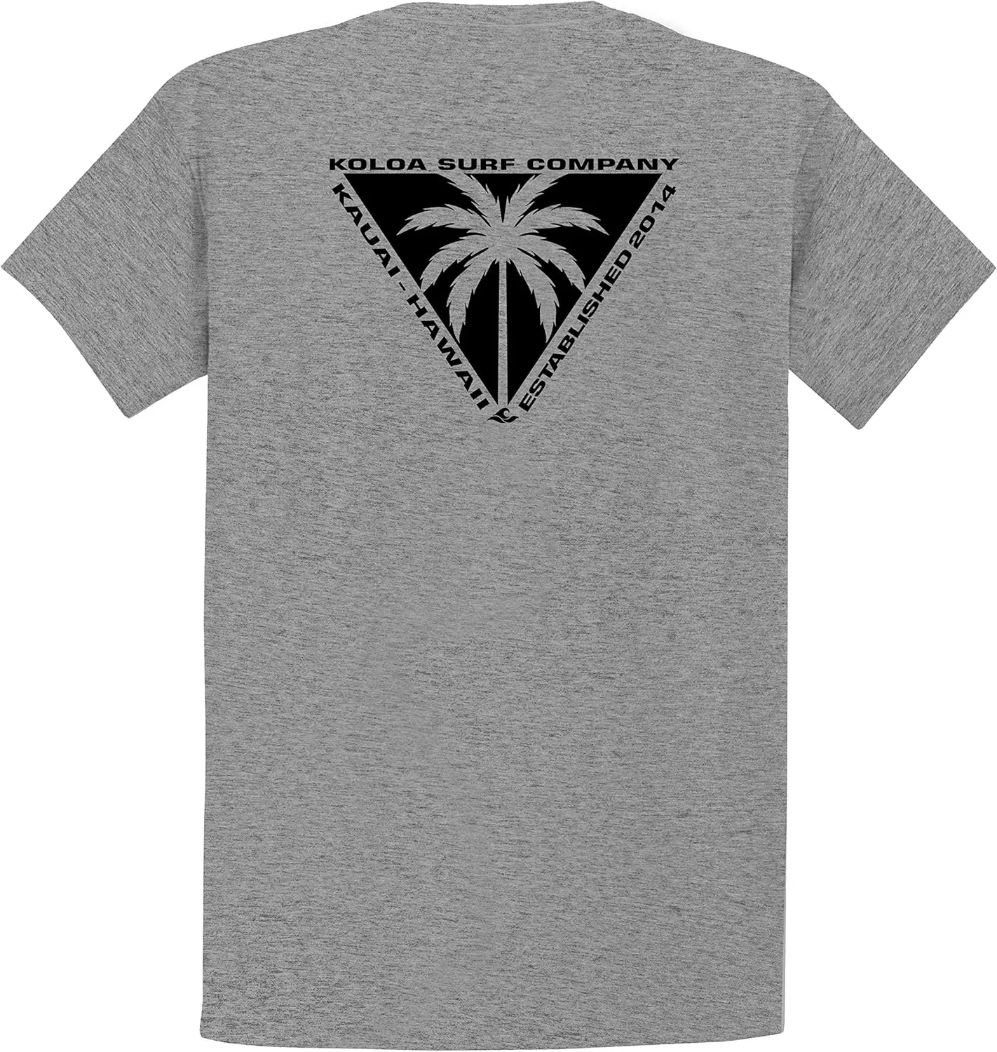 Koloa Surf Triangulated Palm T-Shirts, Lightweight Version of Our Classic Tee
