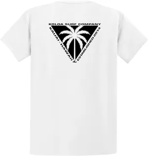 Koloa Surf Triangulated Palm T-Shirts, Lightweight Version of Our Classic Tee