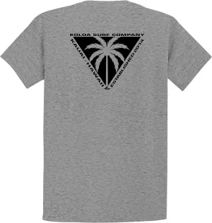 Koloa Surf Triangulated Palm T-Shirts, Lightweight Version of Our Classic Tee