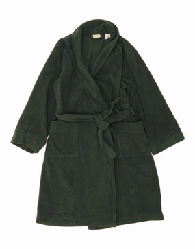 FoldablePackaging Light Base L.L.BEAN Girls Long Sleeve Fleece Wrap Dress 7-8 Years Khaki Polyester