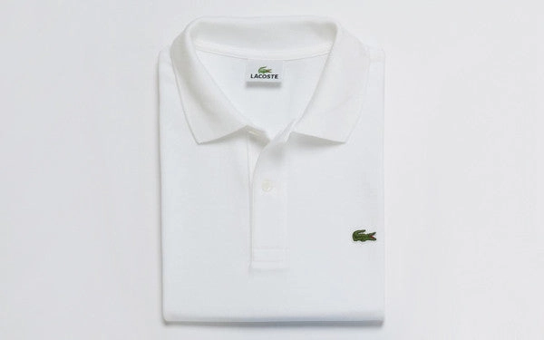 Sweat Absorbent athletic style Lacoste White Men Polo