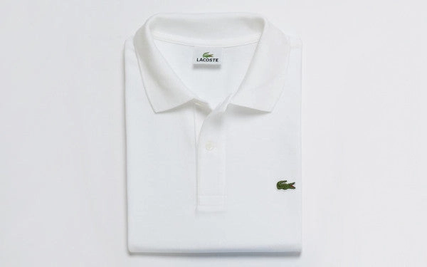 Lacoste White Men Polo Relaxed and Easy