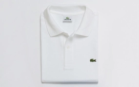 Sweat Absorbent athletic style Lacoste White Men Polo