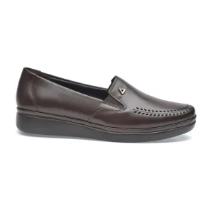 Lambskin Mireya Moccasins In Espresso Brown Soft Firm