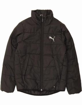 ski holiday Active Lifestyle Gear PUMA Boys Padded Jacket 9-10 Years Black Polyester