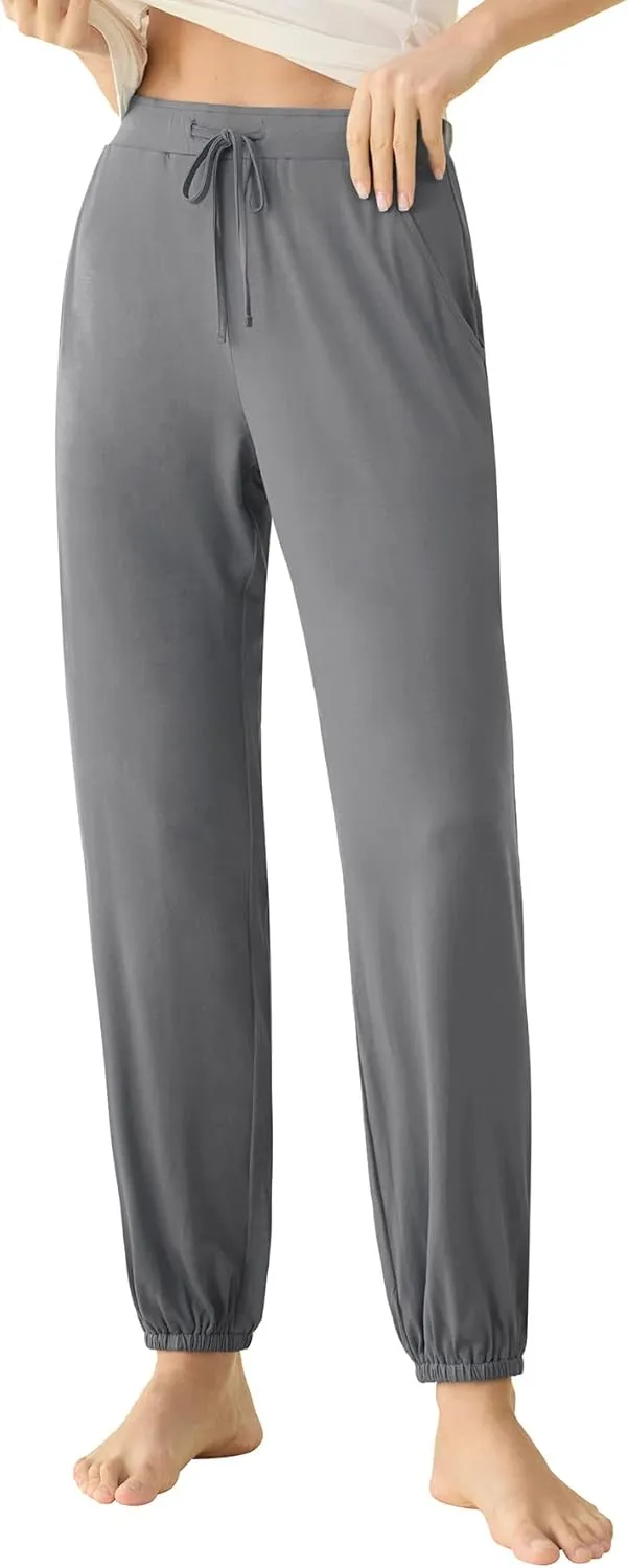 Latuza Women's Pajamas Pants Lounge Bottoms with Pockets