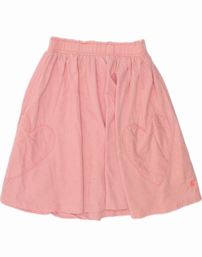Vibrant Design JOULES Girls A-Line Skirt 9-10 Years W24 Pink Cotton