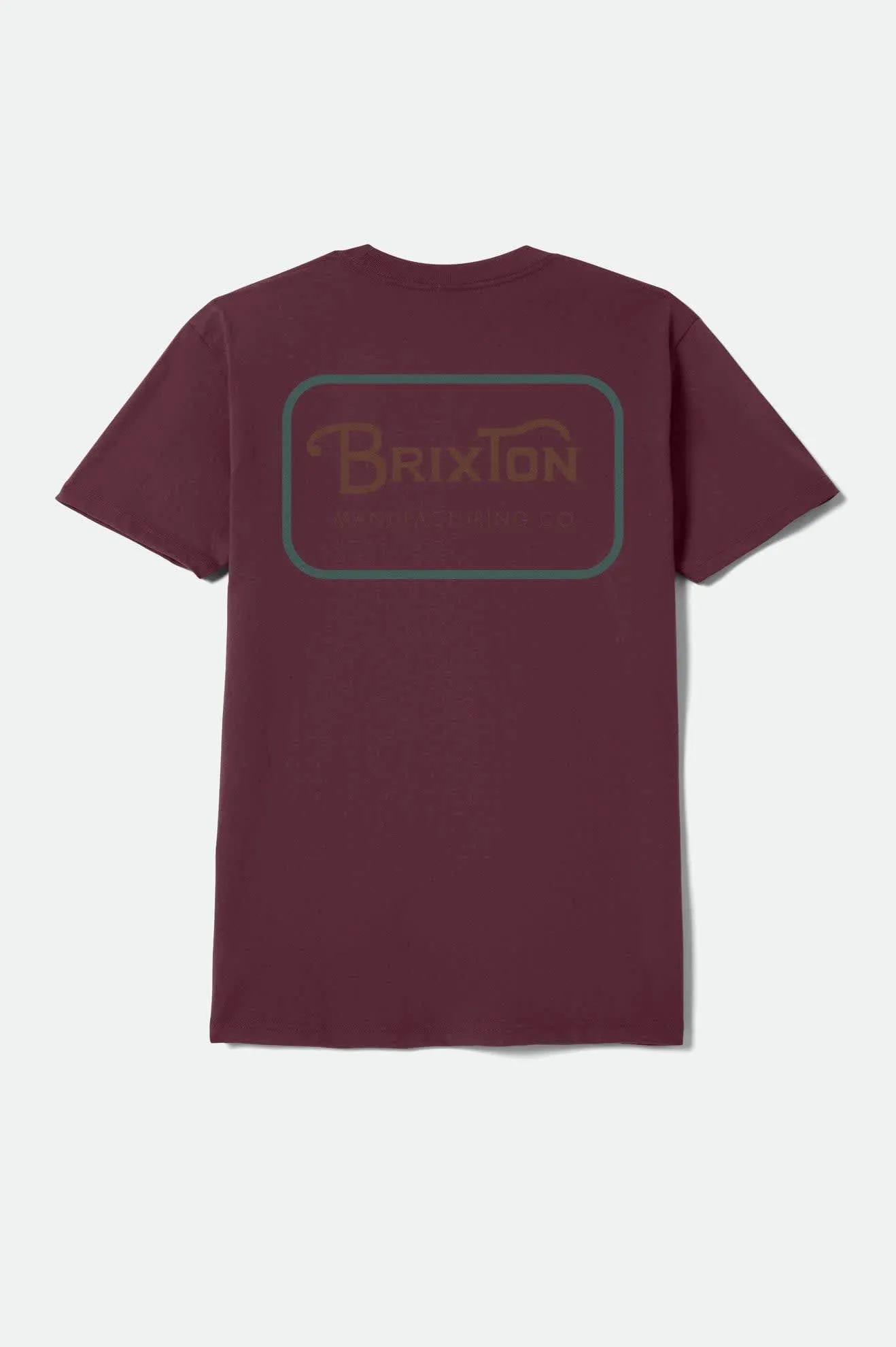 Grade S/S Standard T-Shirt - Burgundy BiodegradableMaterial Fashion Top