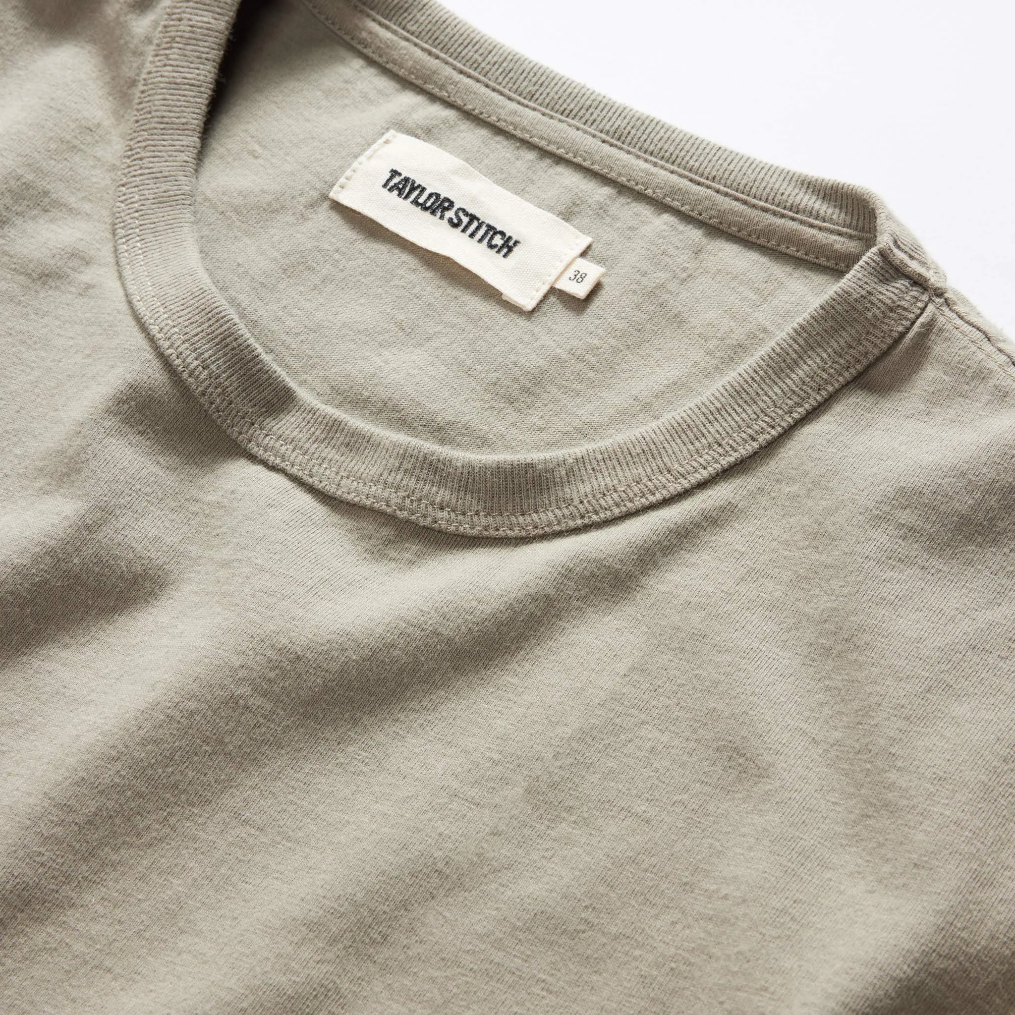 Soft and Light Breathable touch The Organic Cotton Tee in Sage
